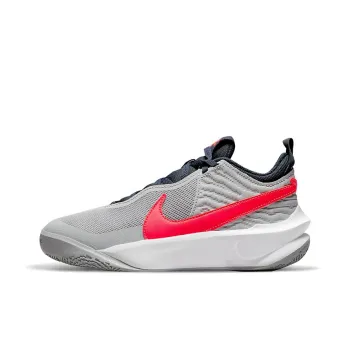 Nike Team Hustle D 10 Light Smoke Bright Crimson GS