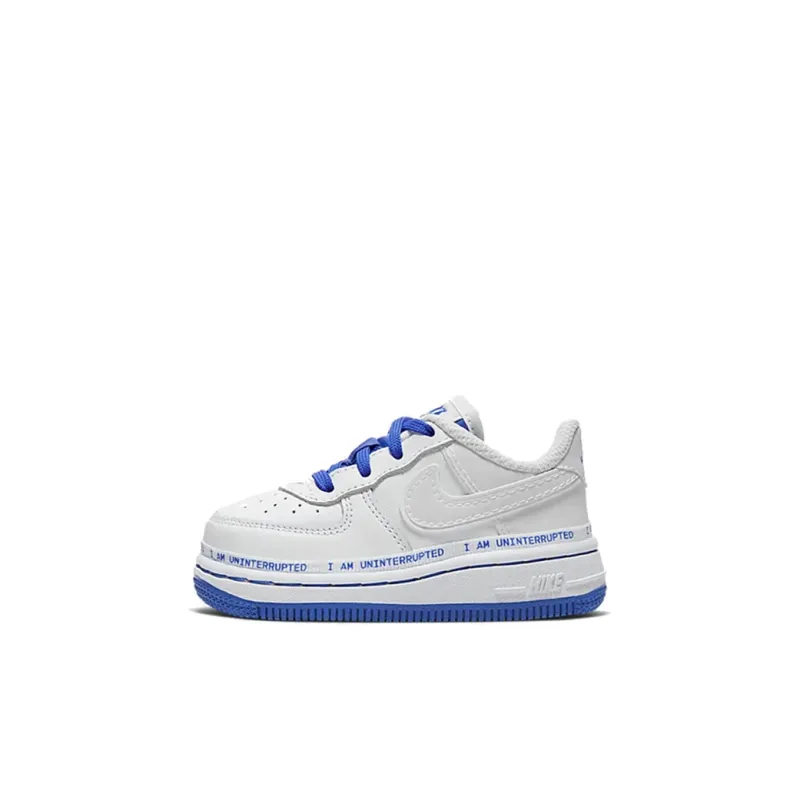 Nike Force 1 '07 More Than QS Abrasion Resistant Low Top Toddler Shoes Blue White Infant And Toddler-0