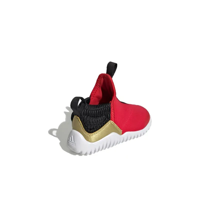 Adidas Rapidazen I Breathable Lightweight Low-Top Toddler Shoes Red Gold Infant And Toddler-3