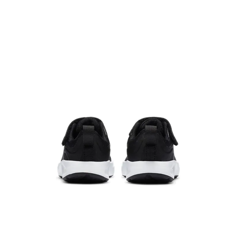 Nike Wearallday Low Top Skateboard Shoes Black White Infant And Toddler-4