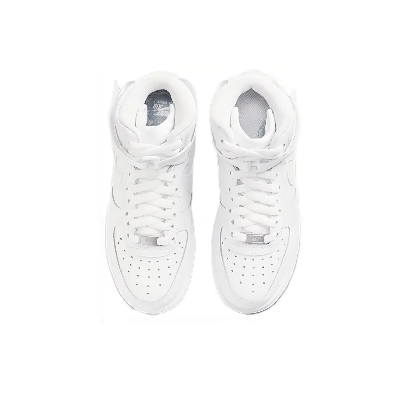 Nike Air Force 1 High LE Triple White GS-7