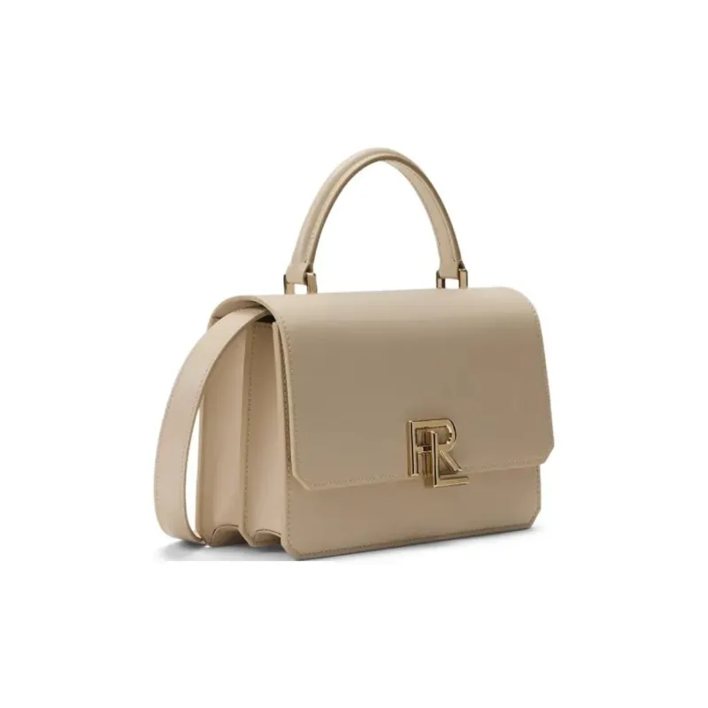 Ralph Lauren Calfskin Handbag Shoulder Bag Crossbody Bag Regular Women's Khaki-1