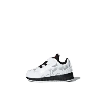 Star Wars x Adidas Rapidarun Abrasion Resistant Low Top Toddler Shoes White Black Infant And Toddler