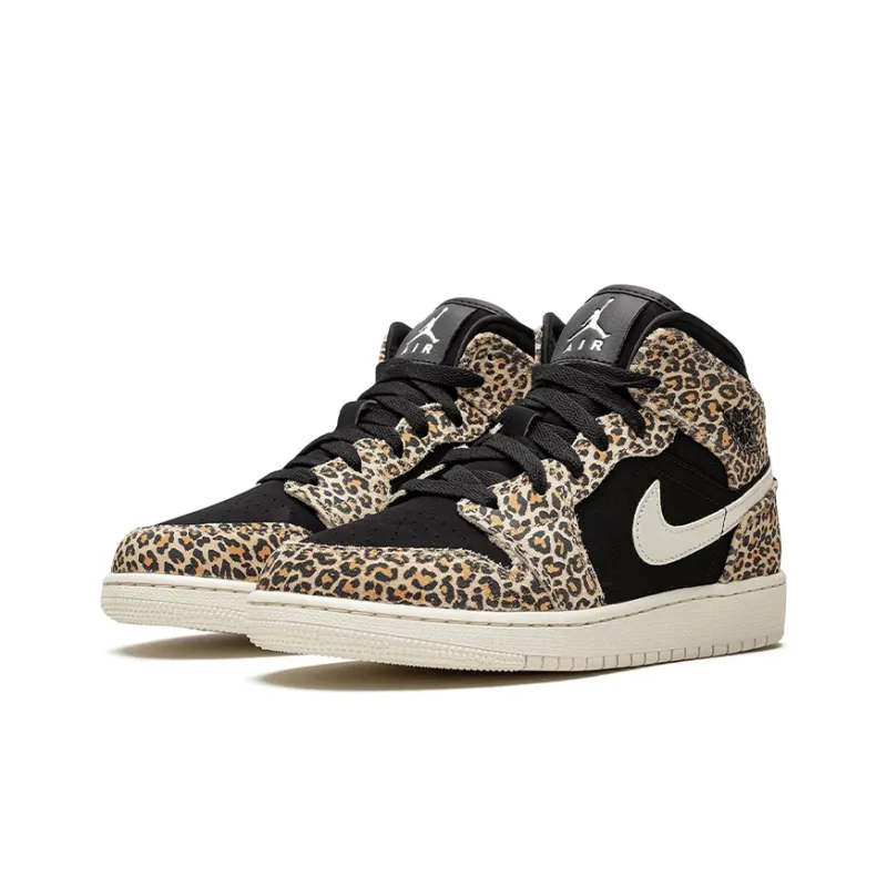 Jordan 1 Mid SE Leopard GS-2