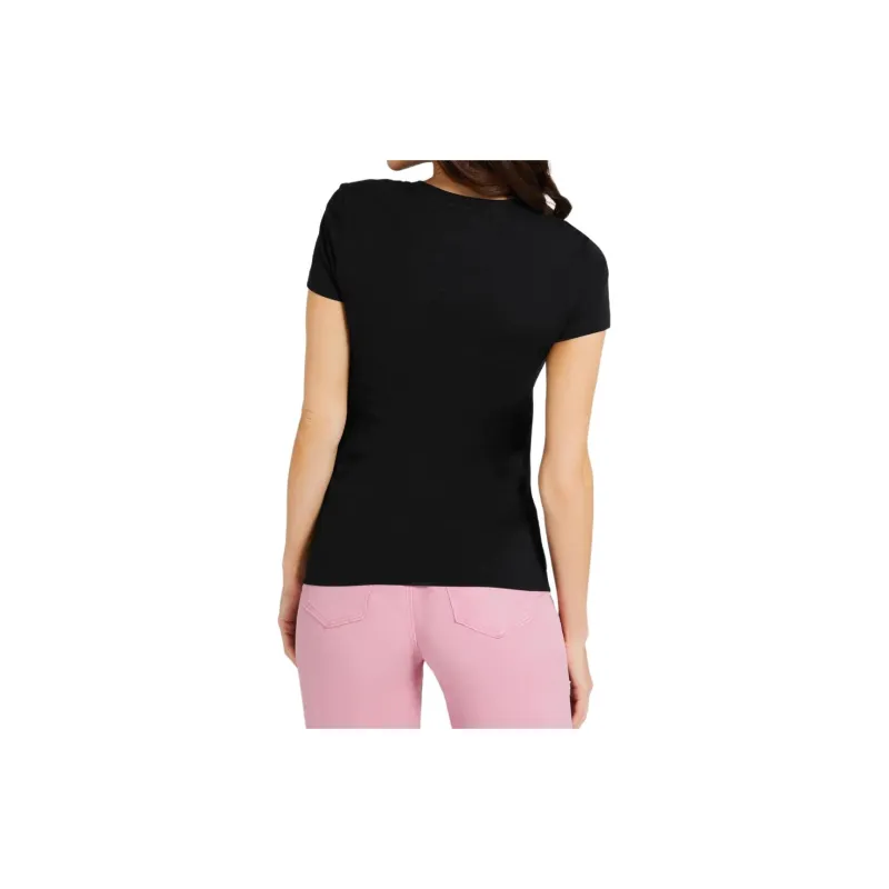 GUESS Regular T Shirt Women's Black-3