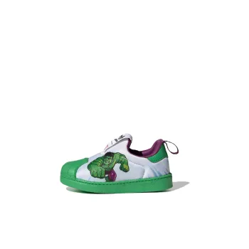 Adidas Originals Superstar Series Breathable Low Top Toddler Shoes White Green Purple Infant And Toddler