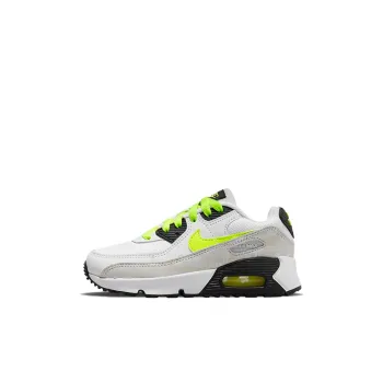 Nike Air Max 90 Leather White Volt GS