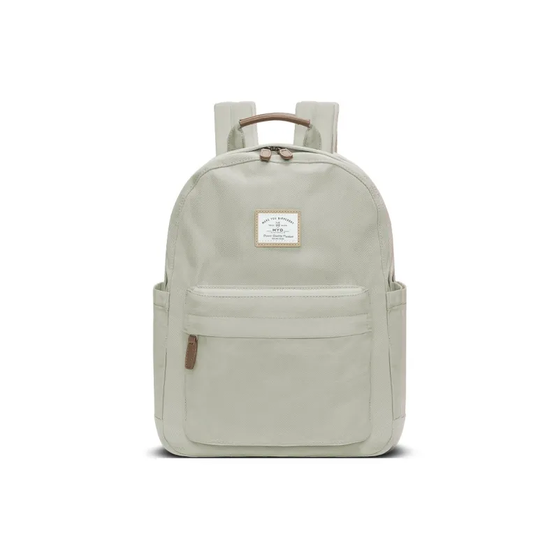 MYD Polyamide Laptop Backpack Regular Unisex Blackberry/Sunflower Seed Kiwi-18