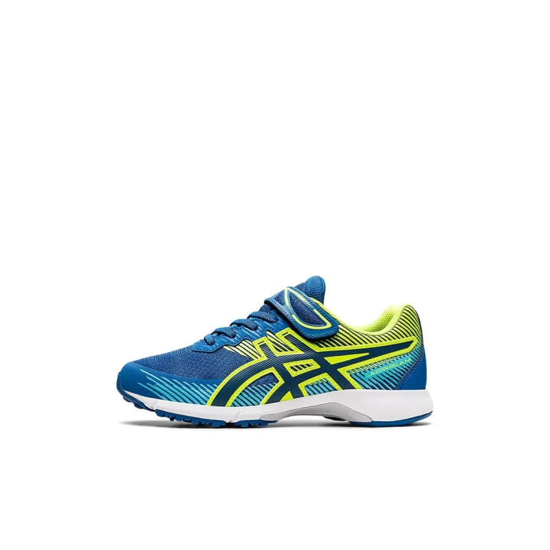 Asics Lazerbeam RG MG Anti-Slip Wear-Resistant Low-Top Running Shoes Blue Yellow Kids'-0