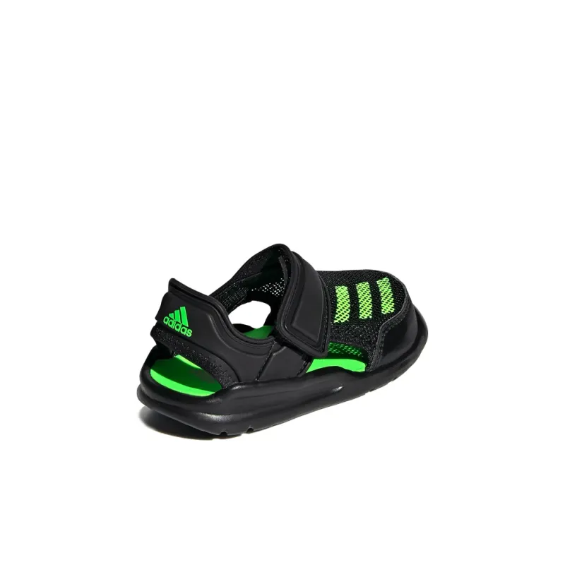 Adidas Fortaswim Slip Resistant Anti Kick Cushioning Low Top Baby & Toddler Shoes Black Infant And Toddler-4