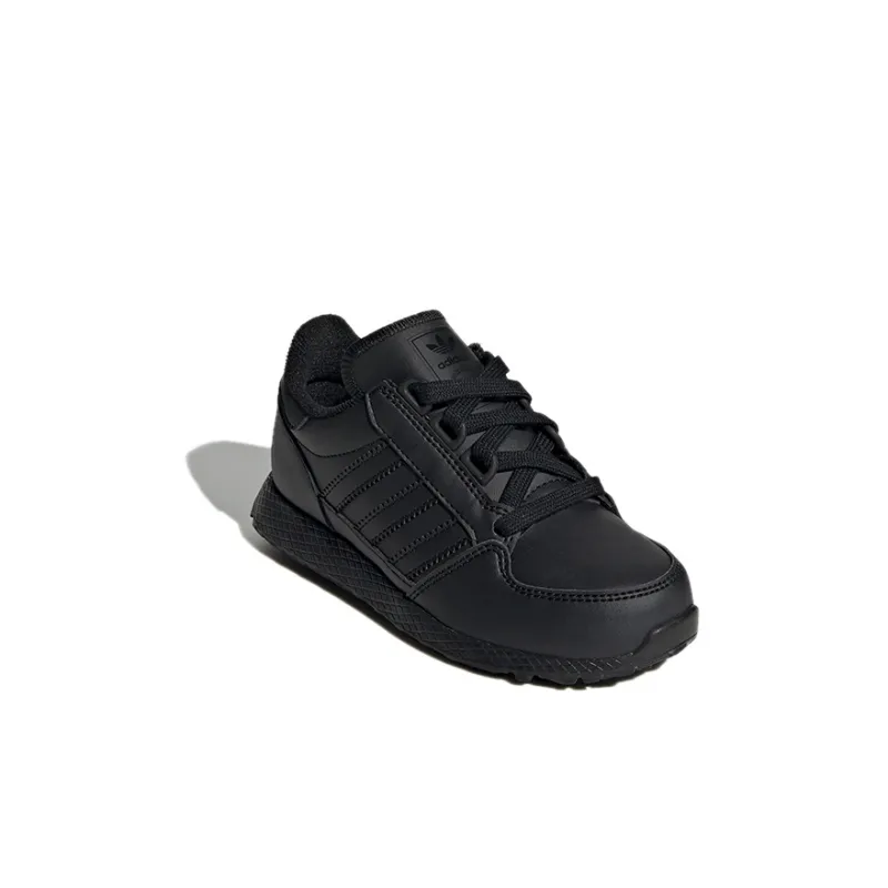 Adidas Originals Forest Grove Abrasion Resistant Low Top Kids Lifestyle Shoes Black Children Aged 3 7 Years Old-2