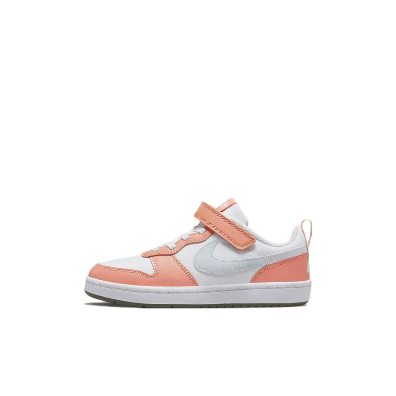 Nike Court Borough Low 2 White Light Madder Root PS-0