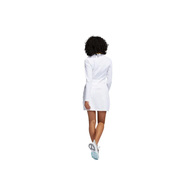 Adidas Long-Sleeved Dresses Women's White-2