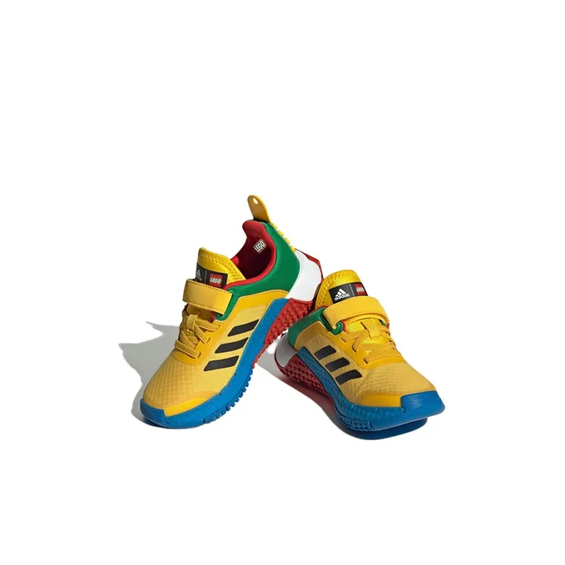 LEGO x Adidas Sport Pro Dna Abrasion Resistant Low Top Sports Casual Shoes Yellow Green Blue Kids'-2