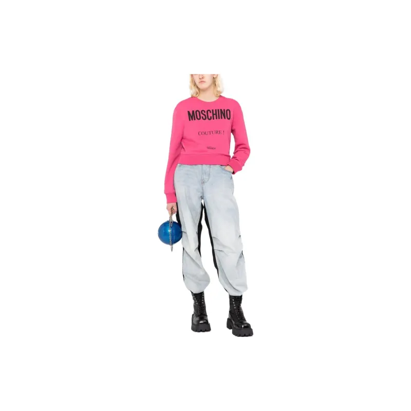 MOSCHINO Couture Logo Printed Crewneck Sweatshirt-1