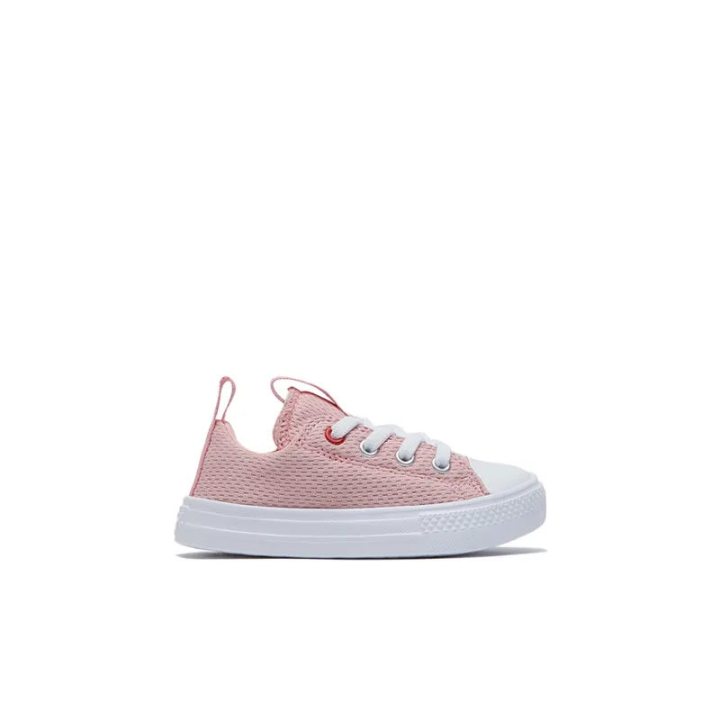 Converse Anti-Slip Wear-Resistant Breathable Lightweight Low-Top Toddler Shoes Pink Infant And Toddler-1