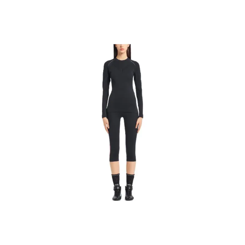 PRADA Long Sleeved Crewneck Knitted Top-1