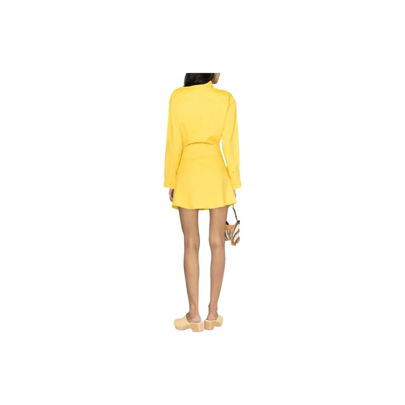 Jacquemus La Robe Baunhilha Mini Shirt Dress-2