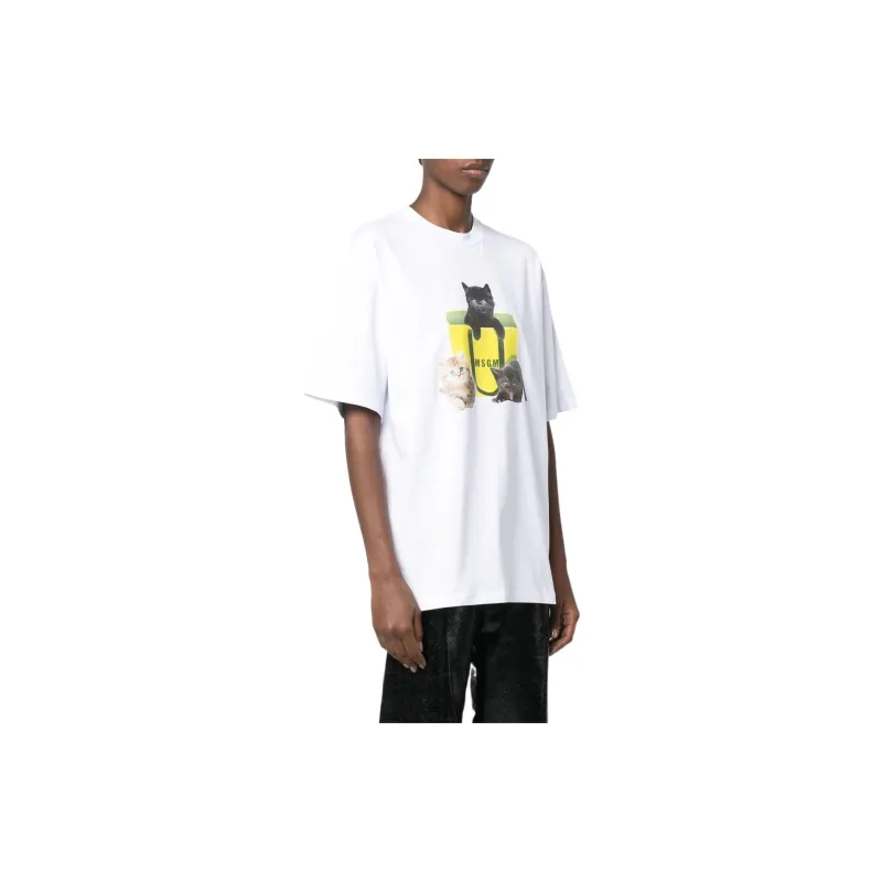 MSGM T Shirts Women's White-3
