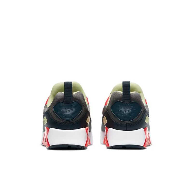 Nike Air Max 90 Tiny Low Top Running Shoes Black Red Children Aged 3 7 Years Old-4