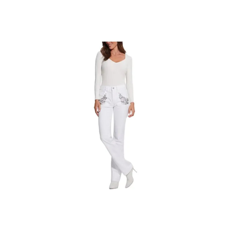 GUESS Jeans Women's White-1