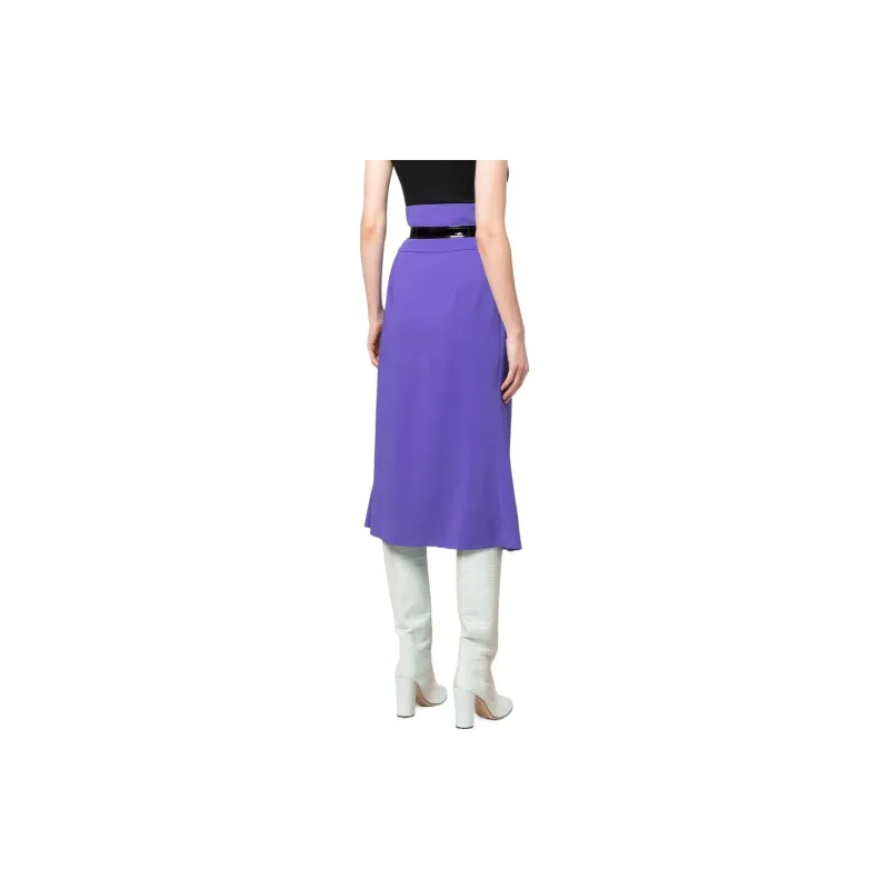 MOSCHINO High waisted Belted Skirt-3