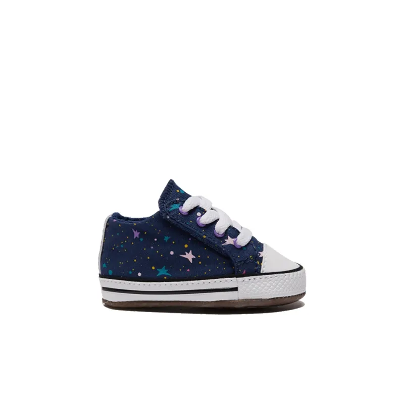Converse Chuck Taylor All Star Anti-Slip Wear-Resistant Low-Top Canvas Shoes Blue Infant And Toddler-2