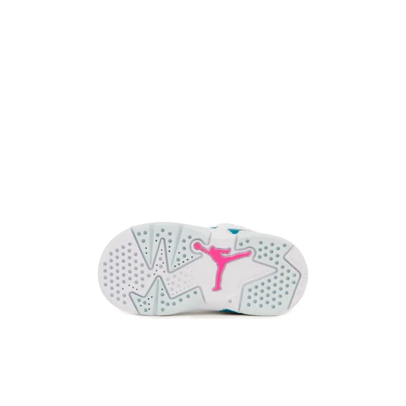 Jordan 6 Retro White Laser Fuchsia Green Abyss TD-5