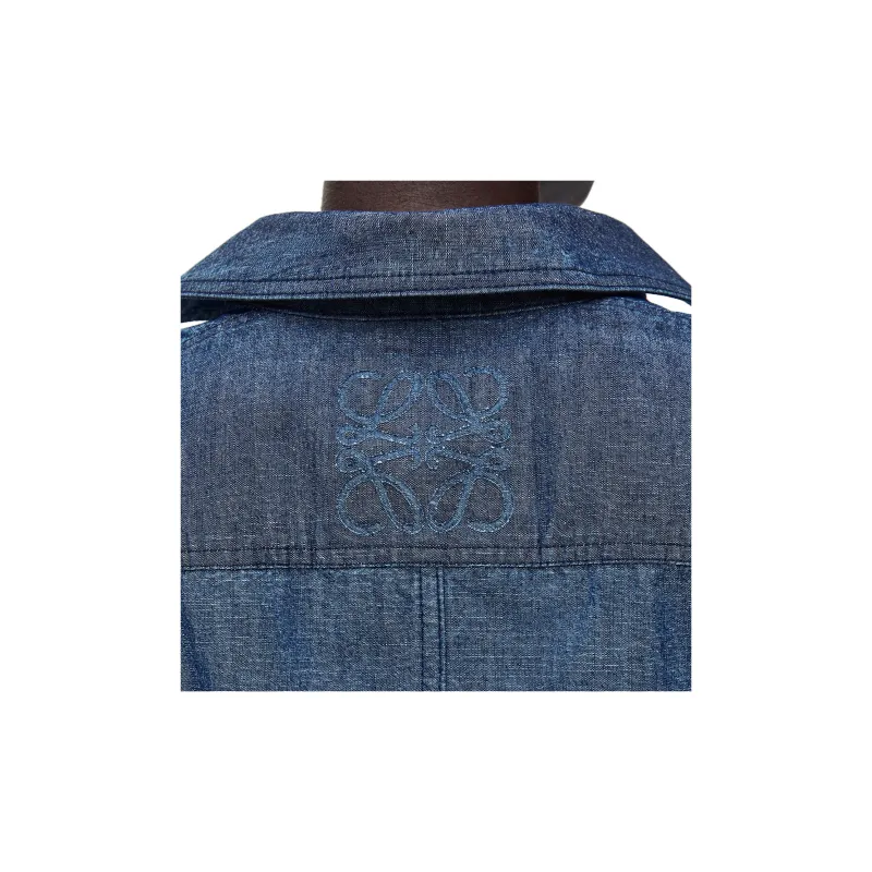 LOEWE Paula's Ibiza Cropped Vareuse 'Indigo Blue'-2