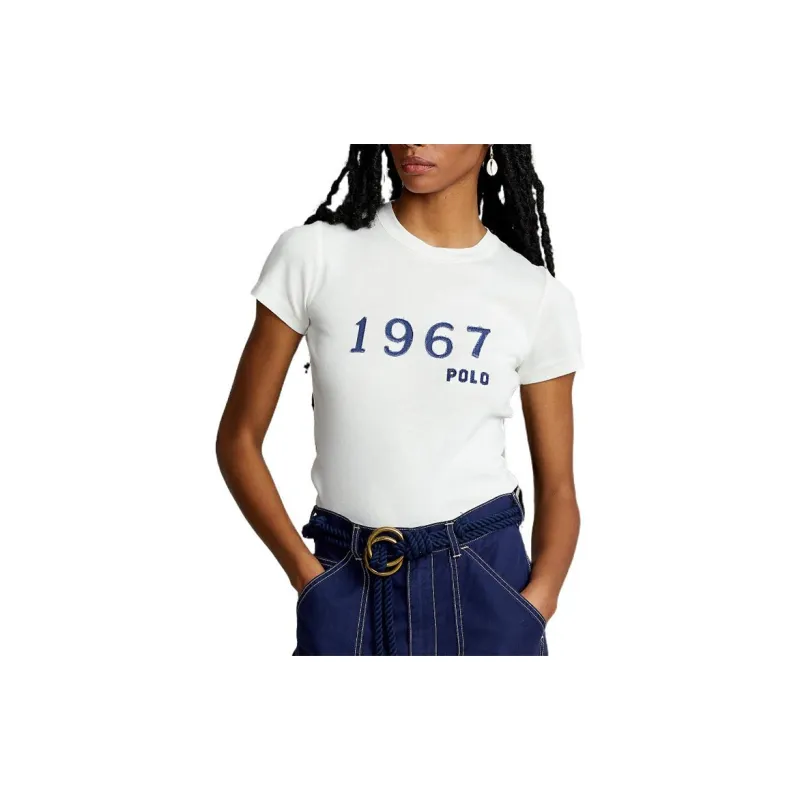 Polo Ralph Lauren T Shirts Women's White-2
