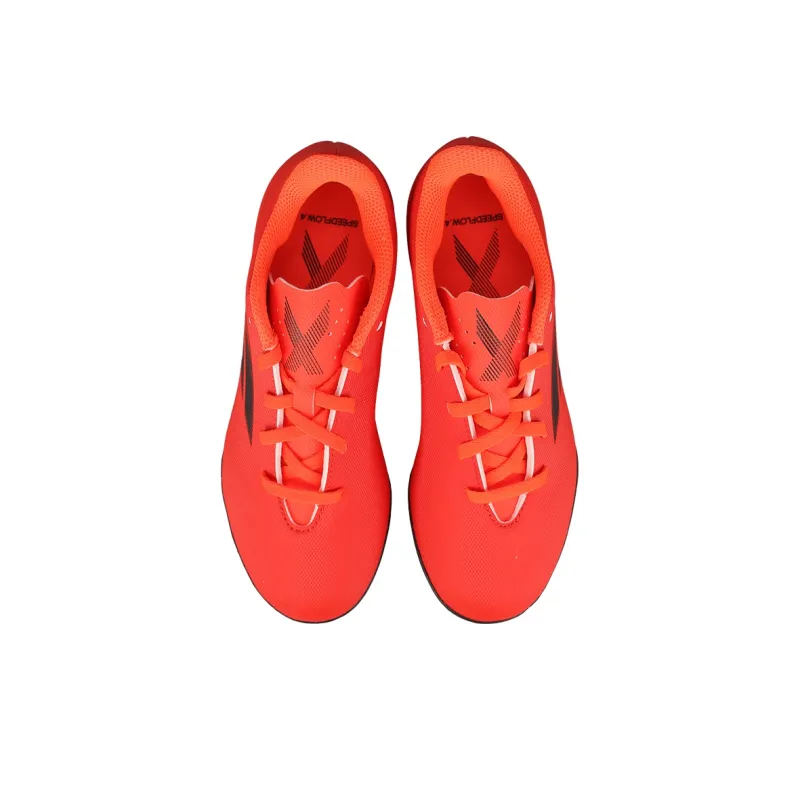 Adidas X Speedflow.4 Abrasion-Resistant Low-Top Soccer Shoes Red Kids'-3