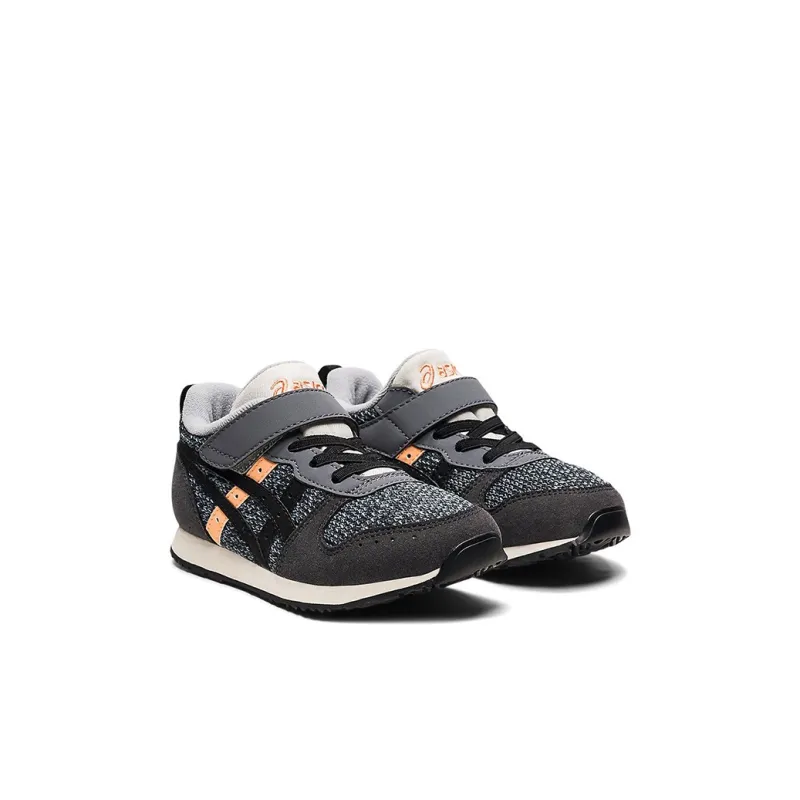 Asics Migt Mini Low-Top Kids' Running Shoes Black Gray Children Aged 3-7 Years Old-2