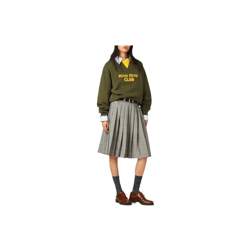 MIU MIU SS24 Sweatshirt Women's Camouflage-1