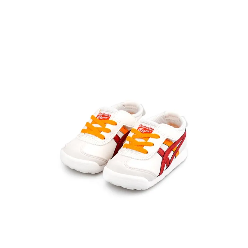 Onitsuka Tiger MEXICO 66 TS Breathable Low Top Sports Casual Shoes White Red Infant And Toddler-2