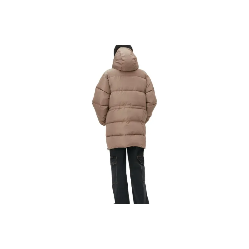 GANNI Tech Puffer Oversized Midi Jacket 'Phantom'-3