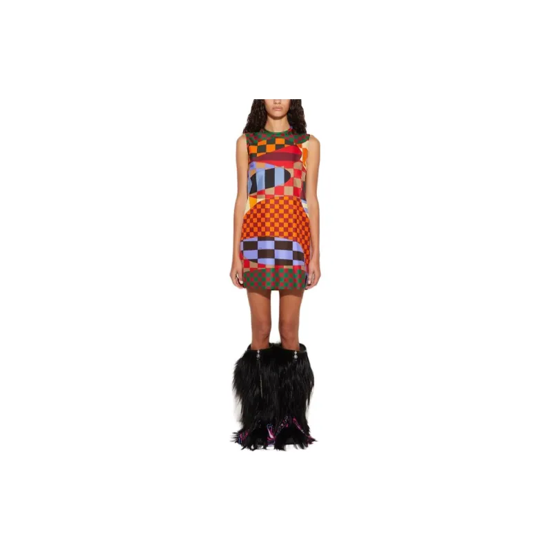 EMILIO PUCCI Giardino-print Silk Minidress-1