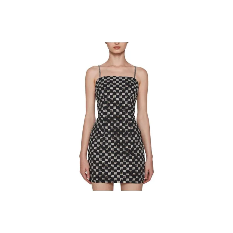 Misbhv Monogram Sleeveless Mini Dress-1