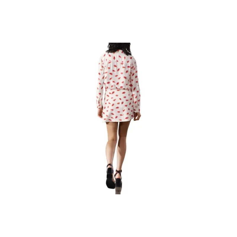 ZARA Casual Short Skirts Women's White-3