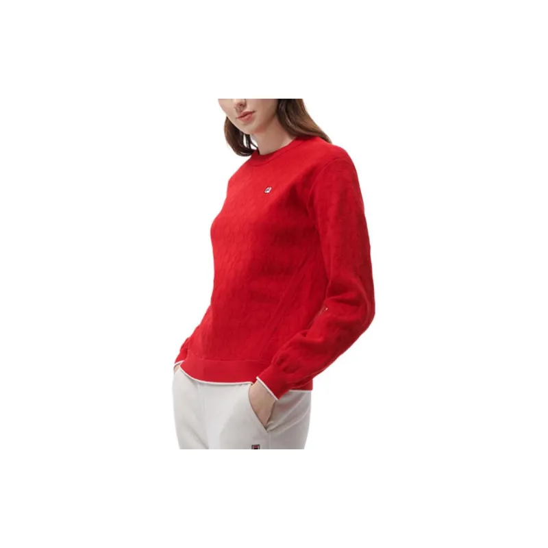FILA Sweaters Women's Legend Red-4