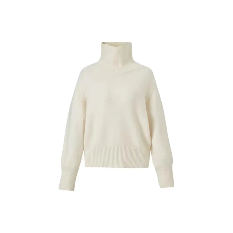 The King And The Nightingale Minimalist Style Basic Turtleneck Pullover Knitwear Women's-1
