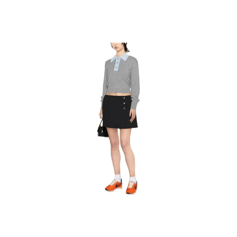 Sandro FW22 Sweater Women's Gray-1