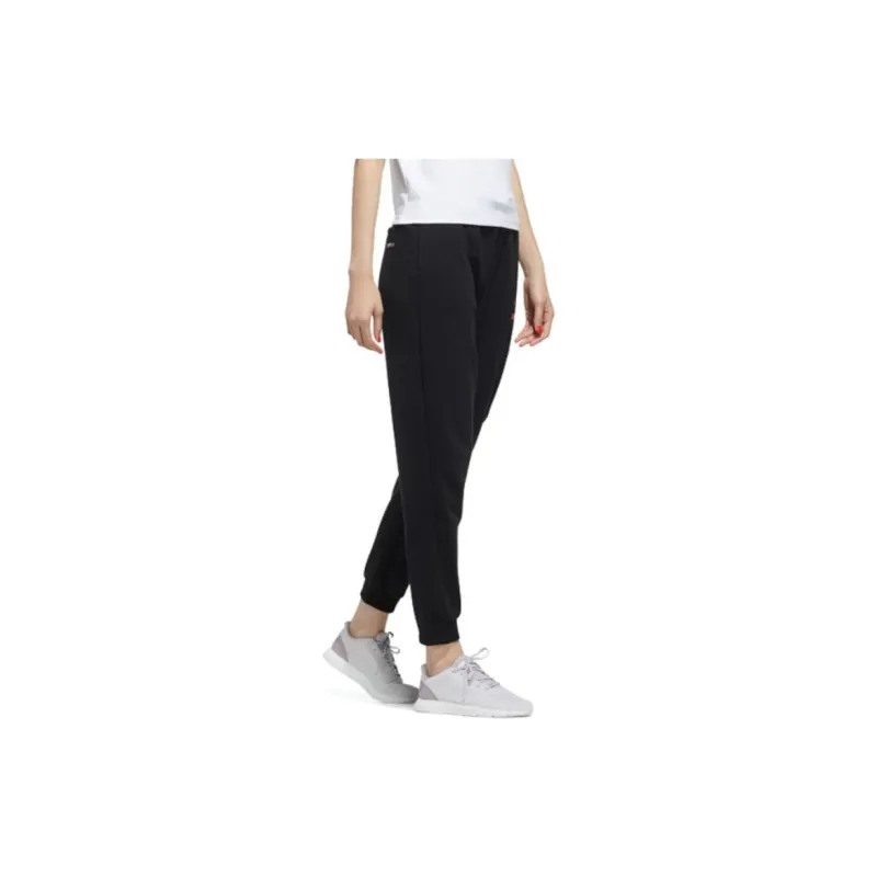 Adidas Neo Knitted Sports Pants Women's Black-2