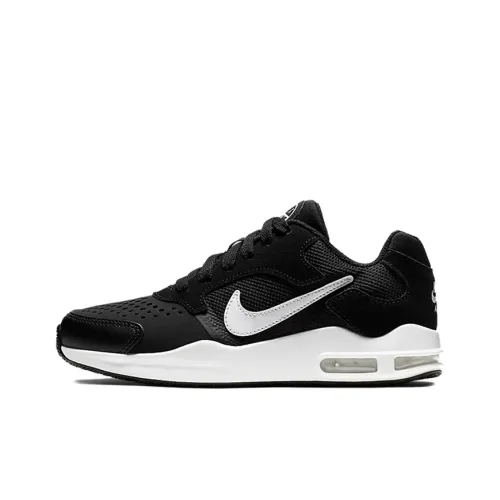 Nike Air Max Guile Slip Resistant Low Top Kids' Running Shoes Black White Teenagers