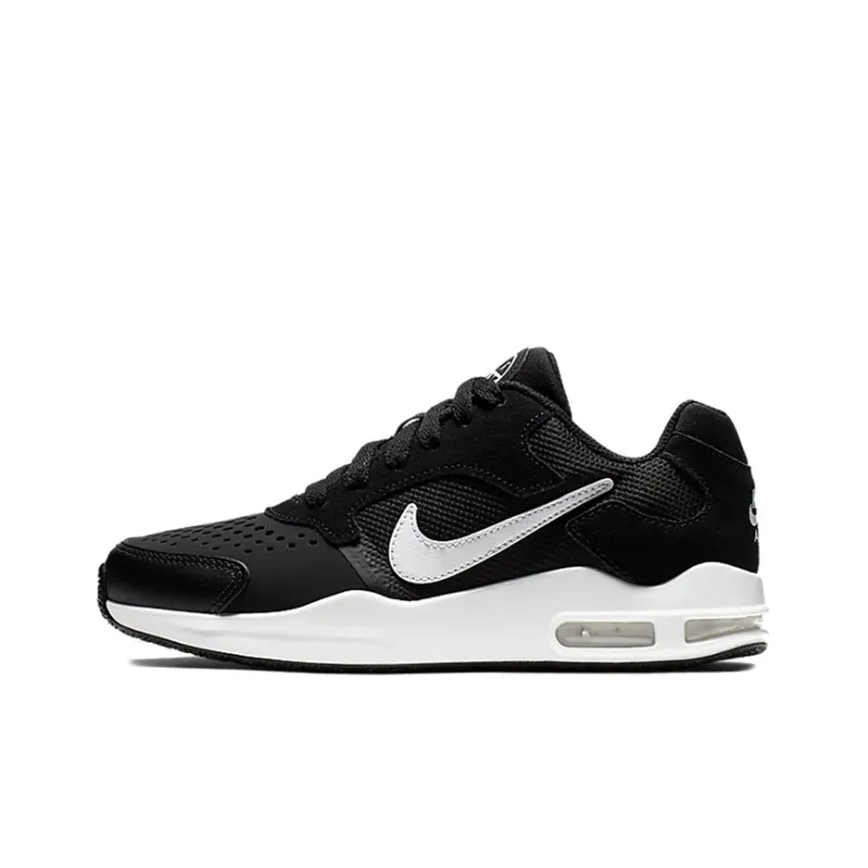 Nike Air Max Guile Slip Resistant Low Top Kids' Running Shoes Black White Teenagers-0