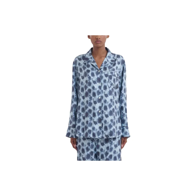 MARNI Animal Printed Straight Hem Shirt-1