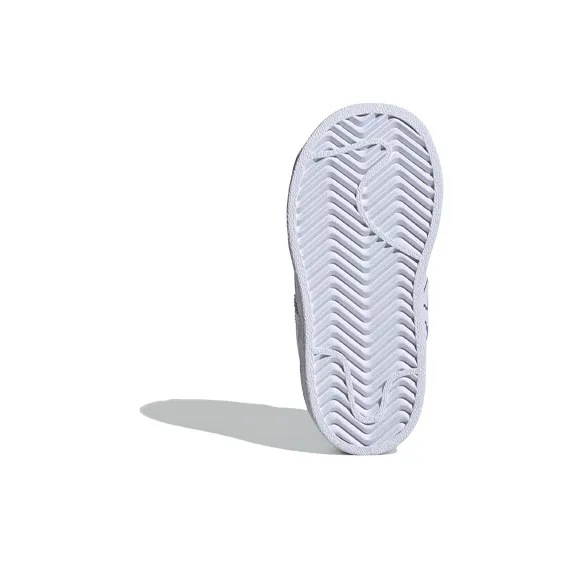 Adidas Originals Slip Resistant Low Top Toddler Shoes White Blue Infant And Toddler-5