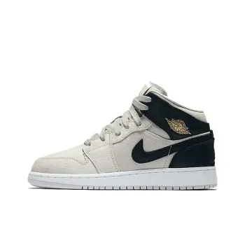 Jordan 1 Retro Mid GS Light Bone
