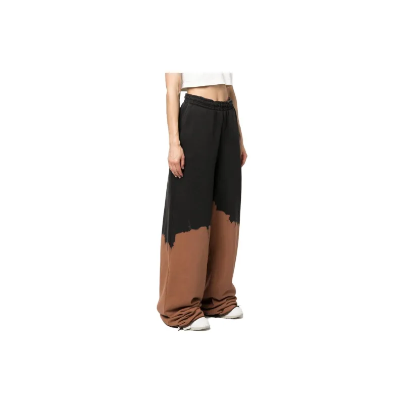 Vetements Bleached Sweatpants 'Black/Bleached'-3