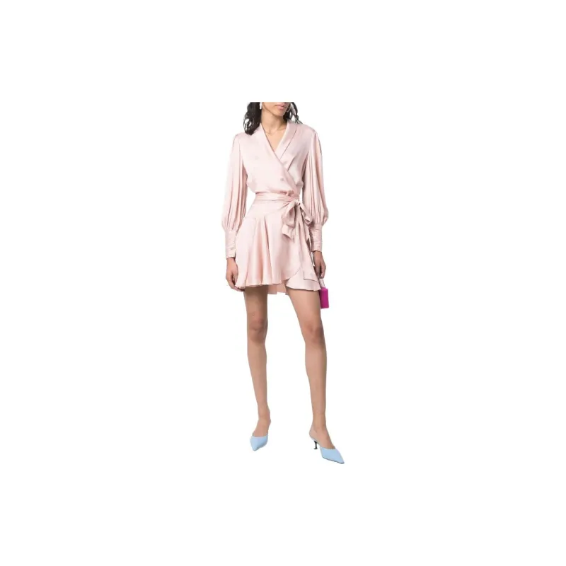 Zimmermann Wrap Silk Mini Dress-1