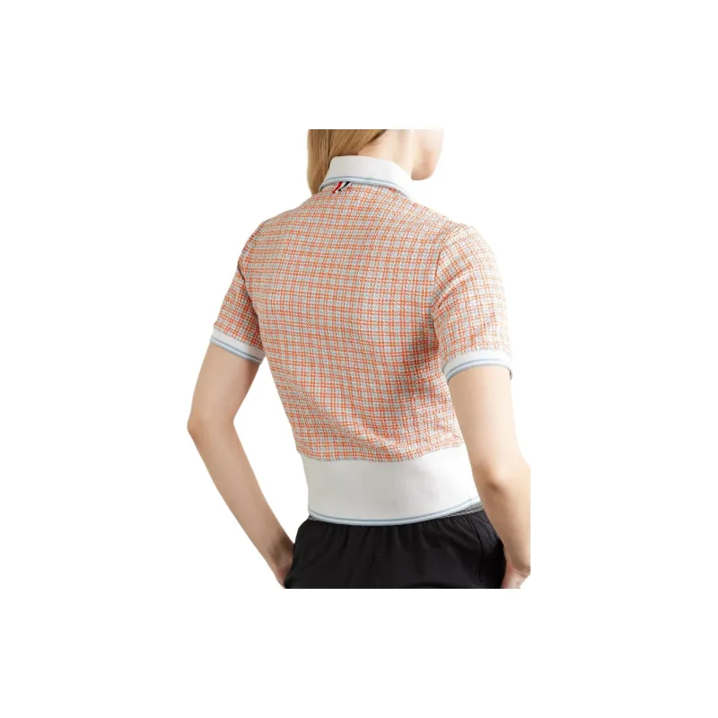 THOM BROWNE· SS24 Polo Shirt Women's Multicolor-1